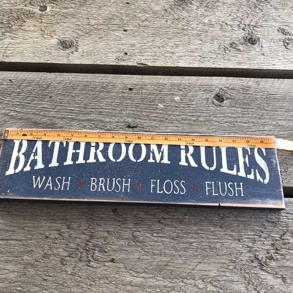 Bathroom Rules Sign - Picture 3 of 5